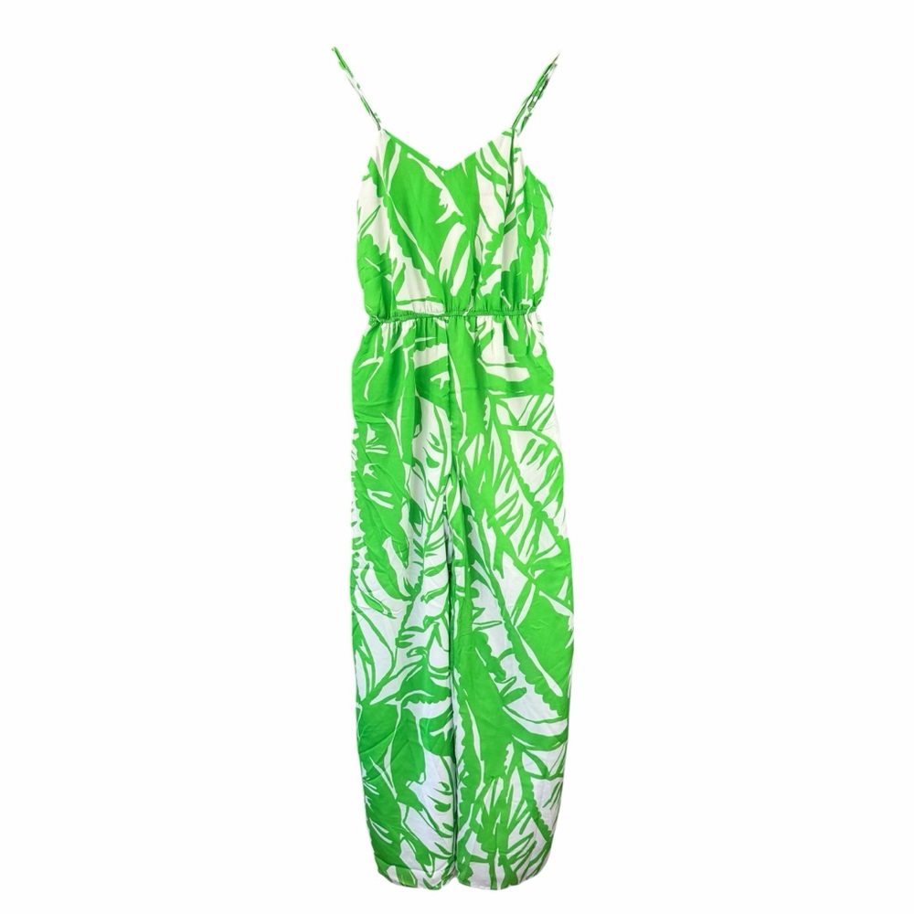 Lilly Pulitzer X Target Women’s Palm Print Jumpsuit Size Small Sleeveless - Picture 2 of 11